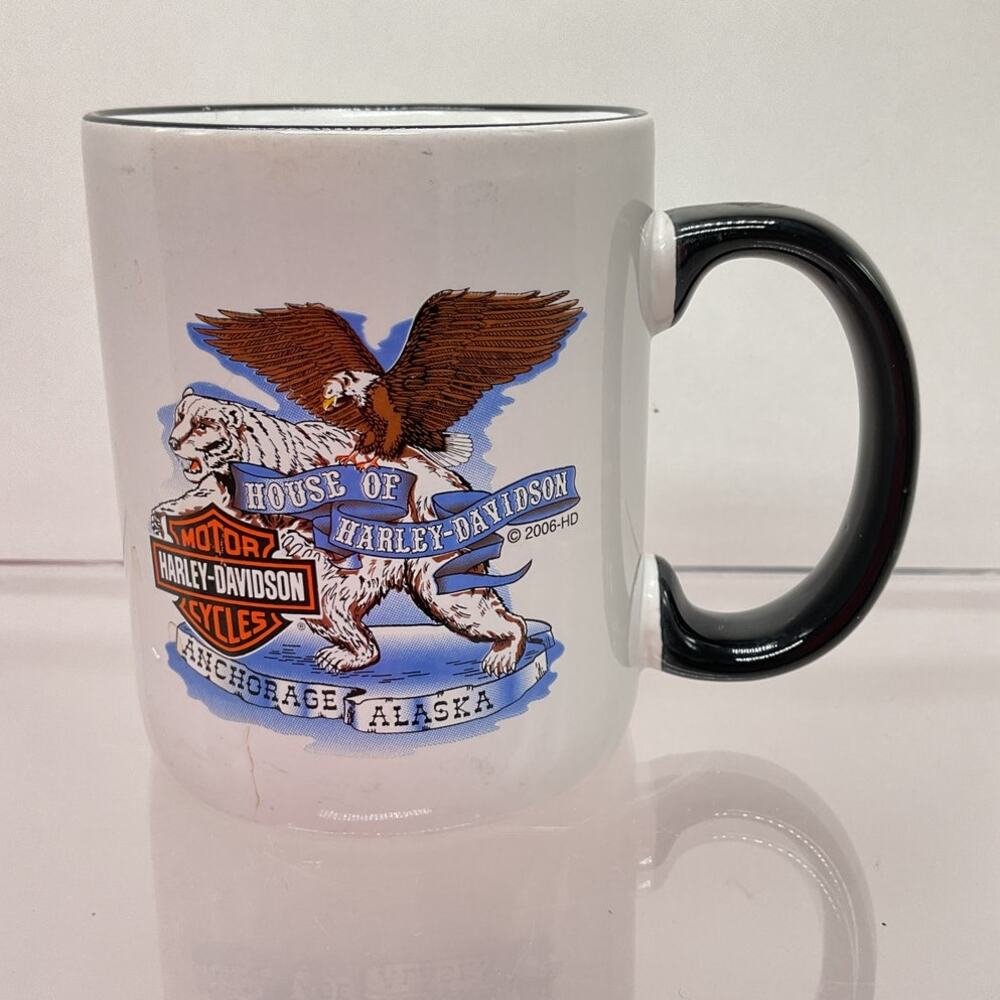 2006 Harley Davidson Anchorage Alaska Ceramic Coffee Mug